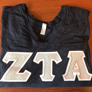 Zeta Tau Alpha (ZTA) Vineyard Vines Letters